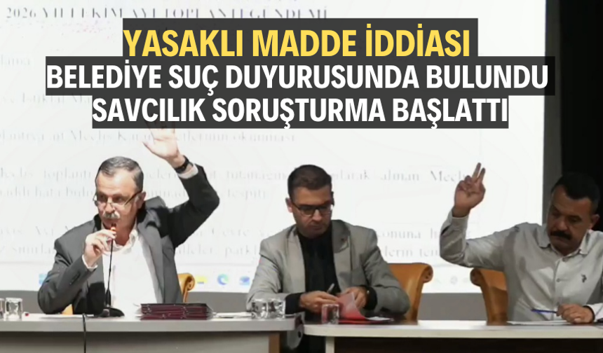 Belediye suç duyurusunda bulundu, savcılık soruşturma başlattı