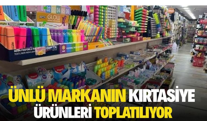 Bakanlık ifşaladı: Ünlü markanın kırtasiye ürünü toplatılıyor!