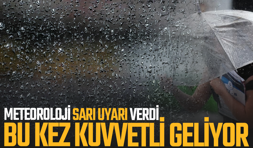 Manisa’ya Sarı Kodlu Yağış Uyarısı!
