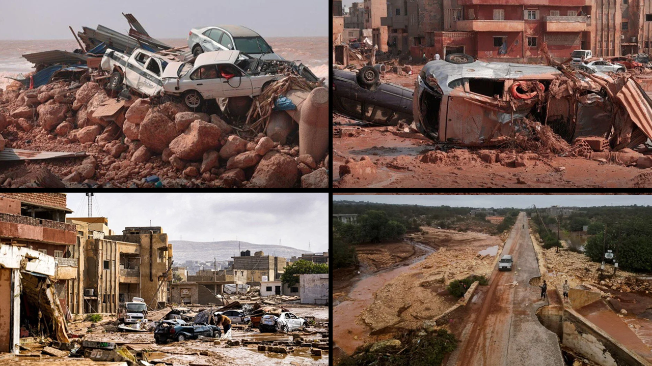 Libya'da sel felaketi: 2 binden fazla ölü, 7 bin kayıp! - Manisa Haberleri  - Manisa'nın Net Gazetesi